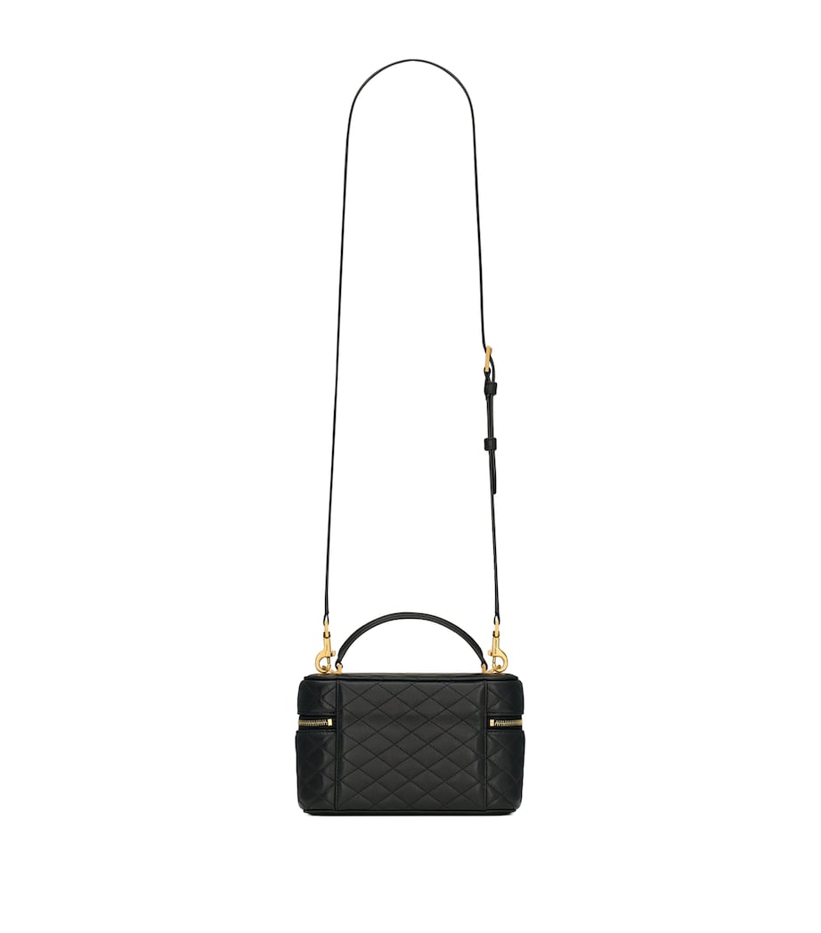 Saint Laurent Black Mini Gaby Top-Handle Bag