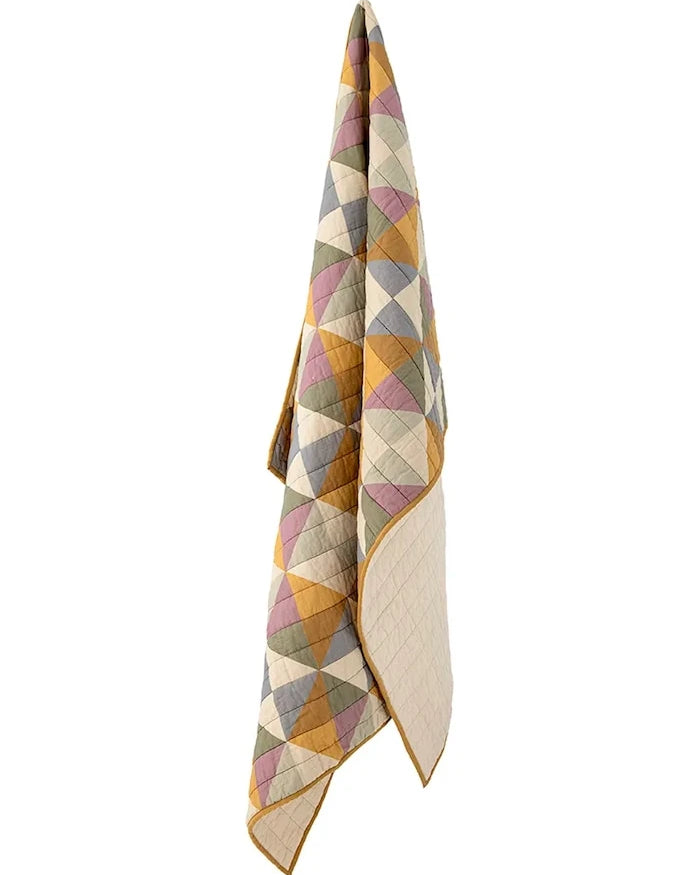 Pamuklu örtü Bloomingville Crewe 150 x 125 cm