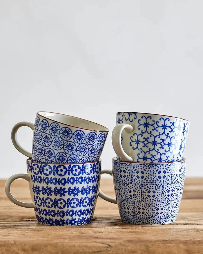 Bloomingville taş seramik kupa seti 9,5 x 8 cm