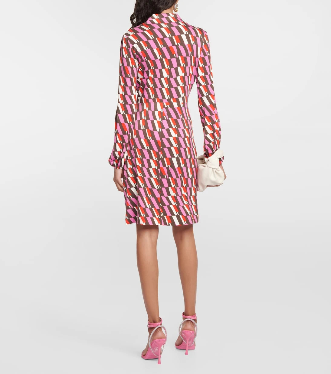 Diane von Furstenberg - Printed wrap minidress