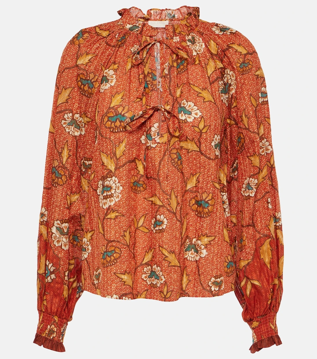 Ulla Johnson - Kaitlyn floral cotton-blend blouse