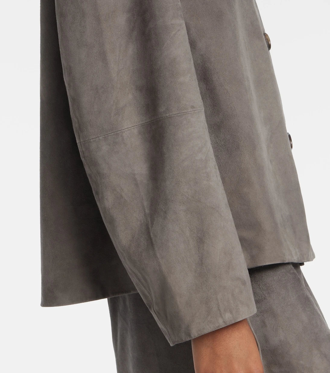'S Max Mara - قميص علوي من الشامواه