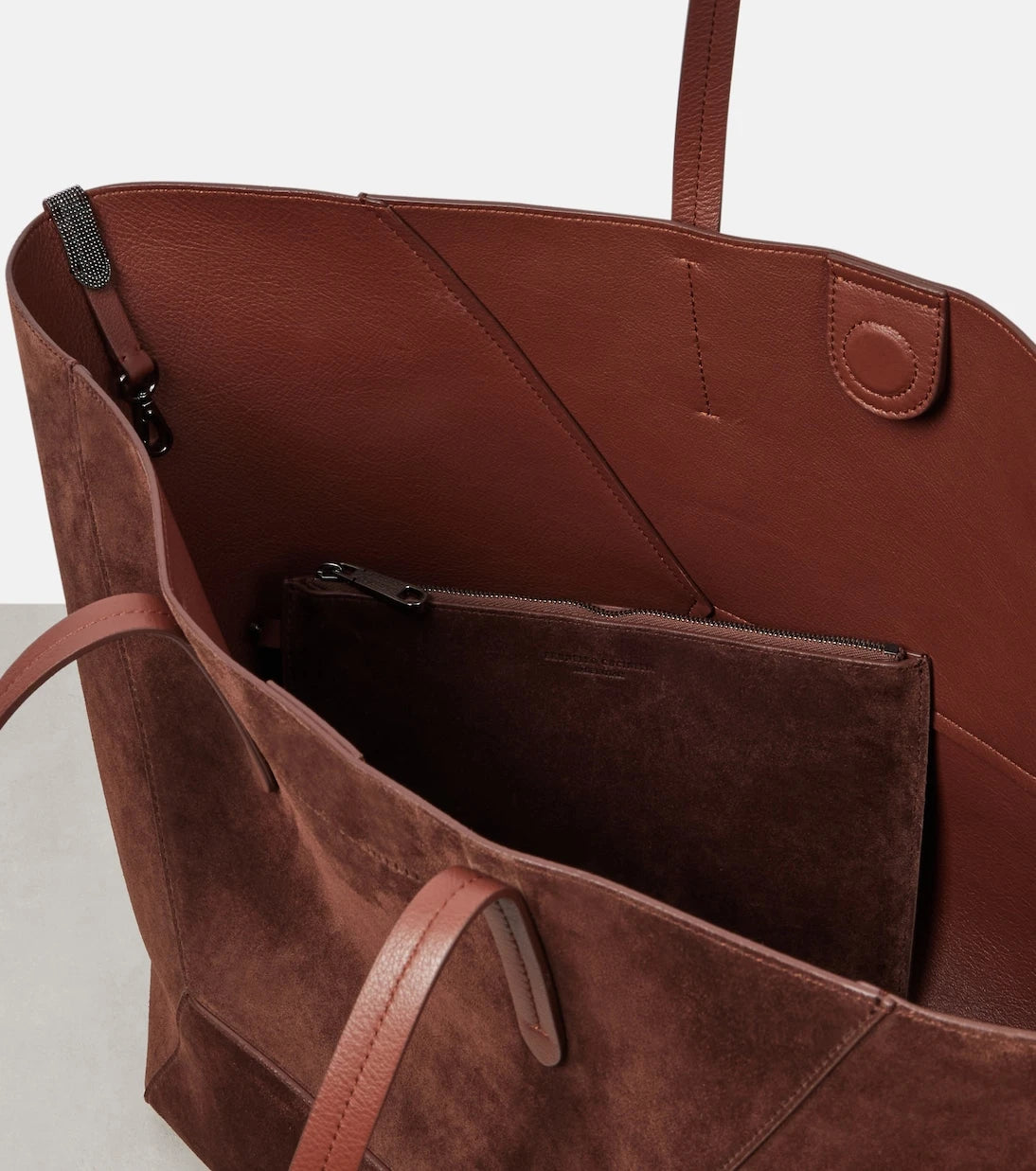 Brunello Cucinelli - BC Duo Large suede tote bag