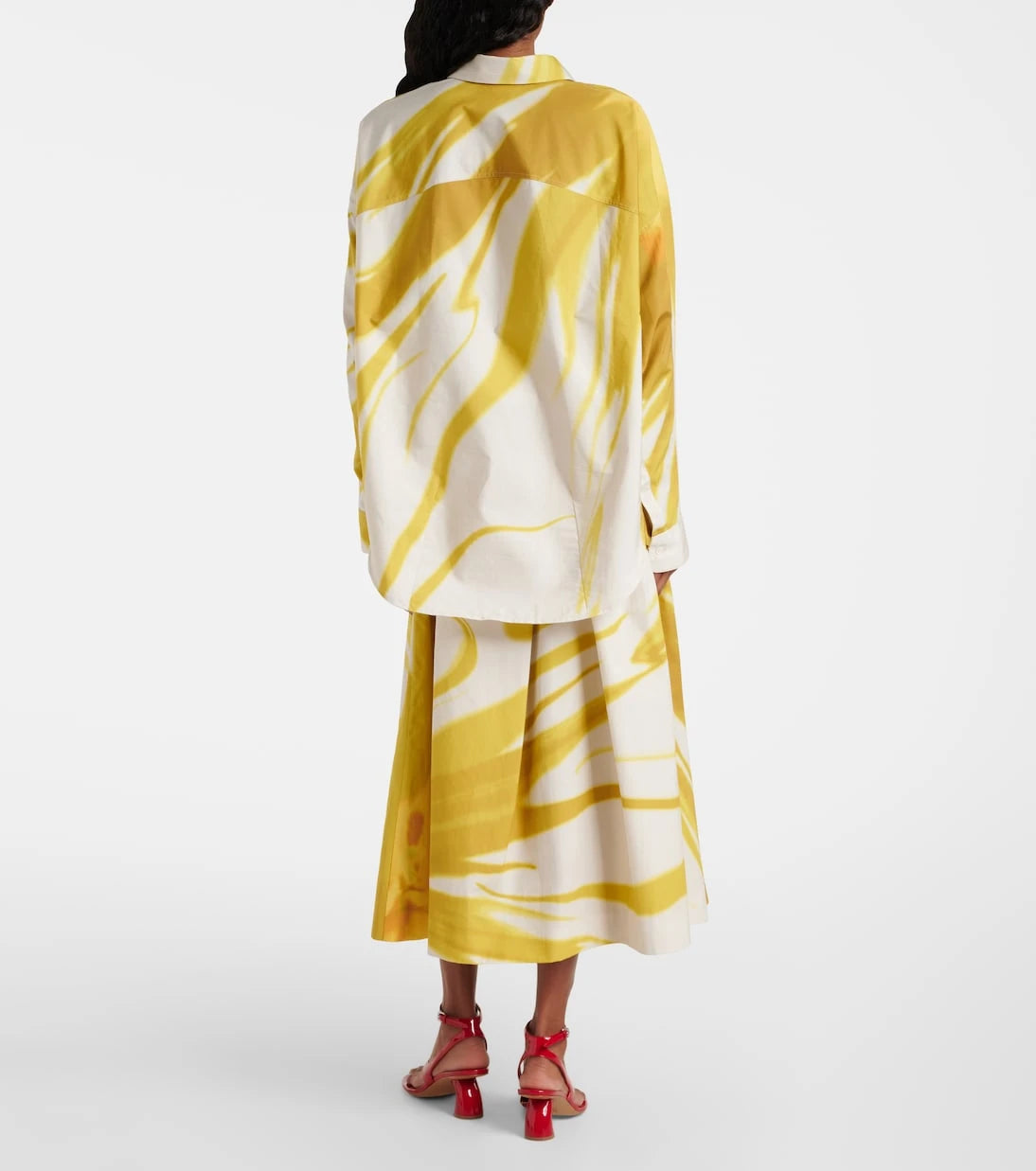 Dries Van Noten - قميص قطني مطبوع