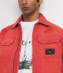 Red Cotton Canvas Stockton Jacket