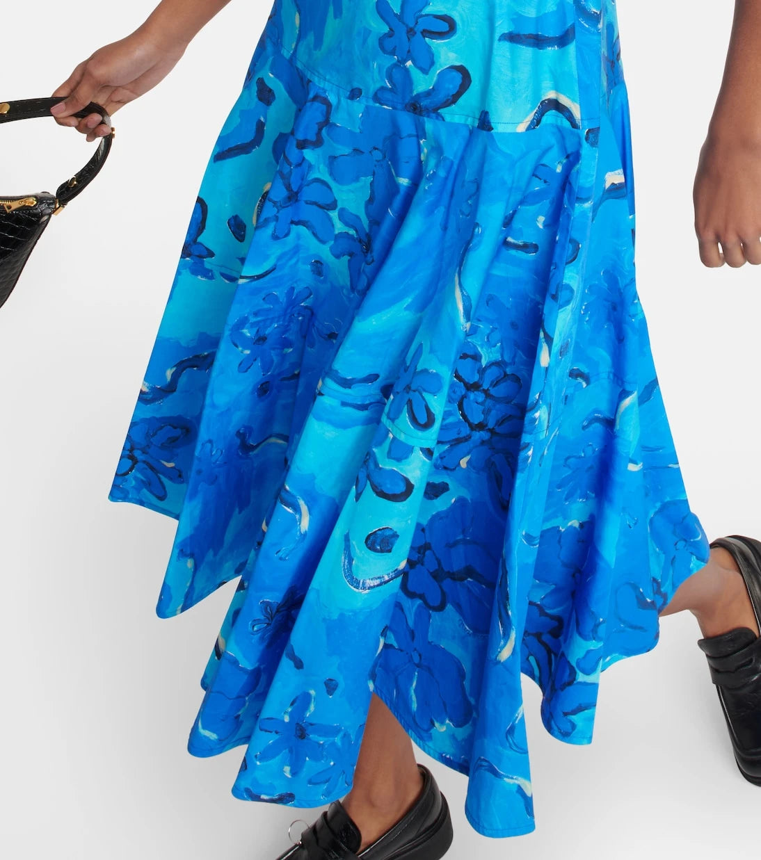 Marni - Printed cotton midi dress