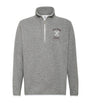 Brunello Cucinelli Grey Cashmere-Blend Quarter-Zip Sweatshirt