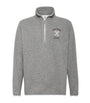 Cashmere-Blend Quarter-Zip Sweatshirt