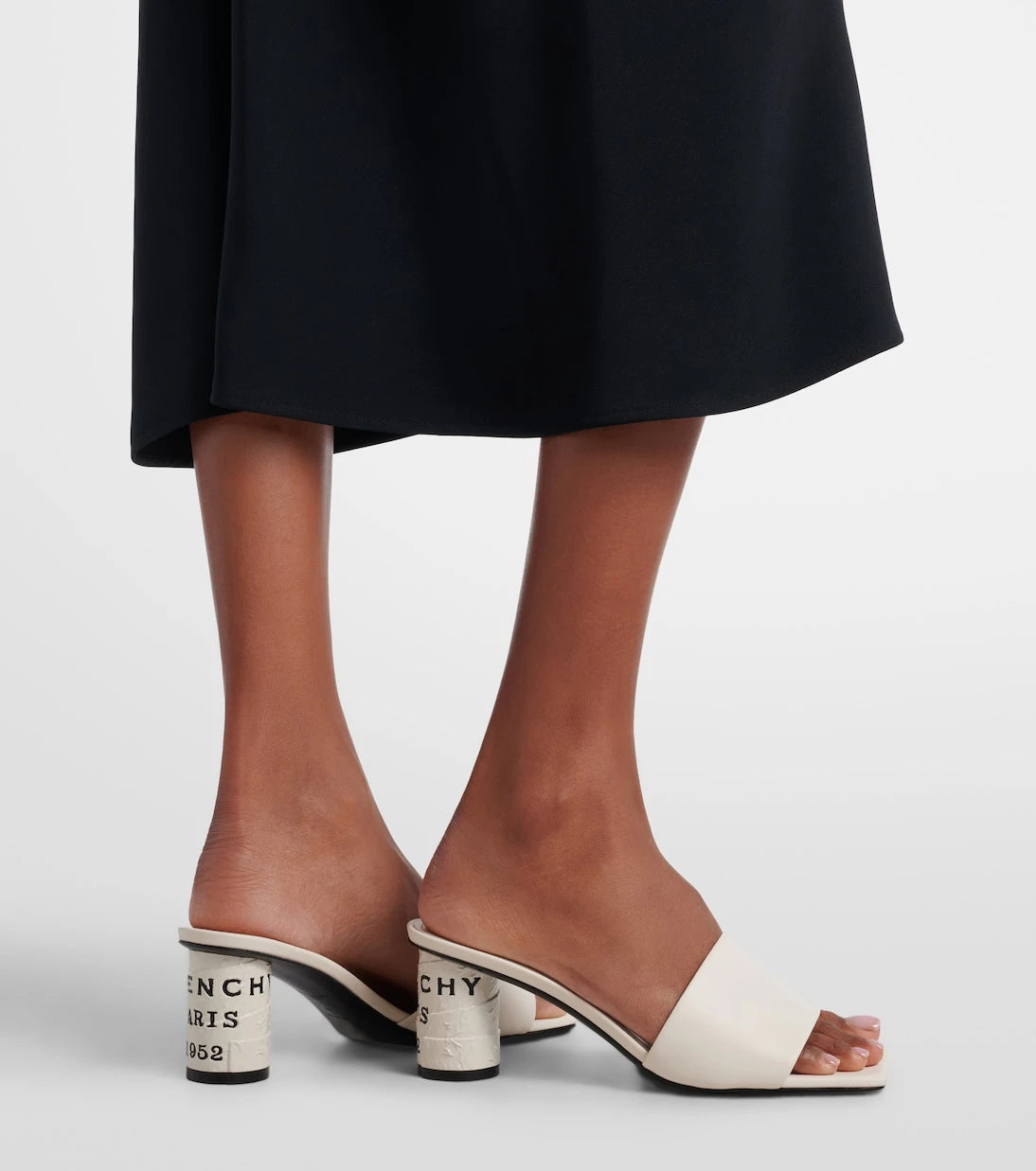 Givenchy - Tape leather mules