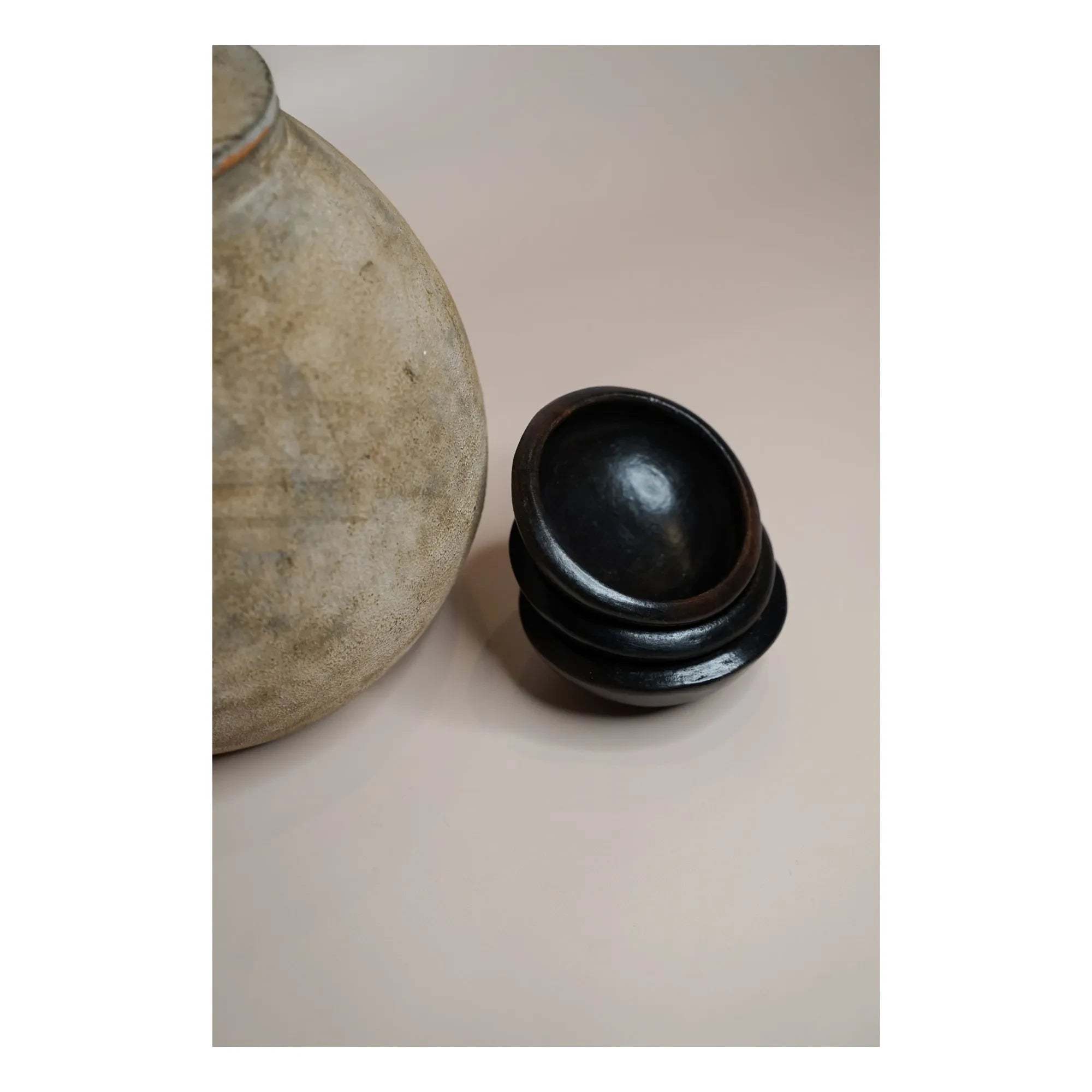 Woodmata - Saucier in terracotta  | Black