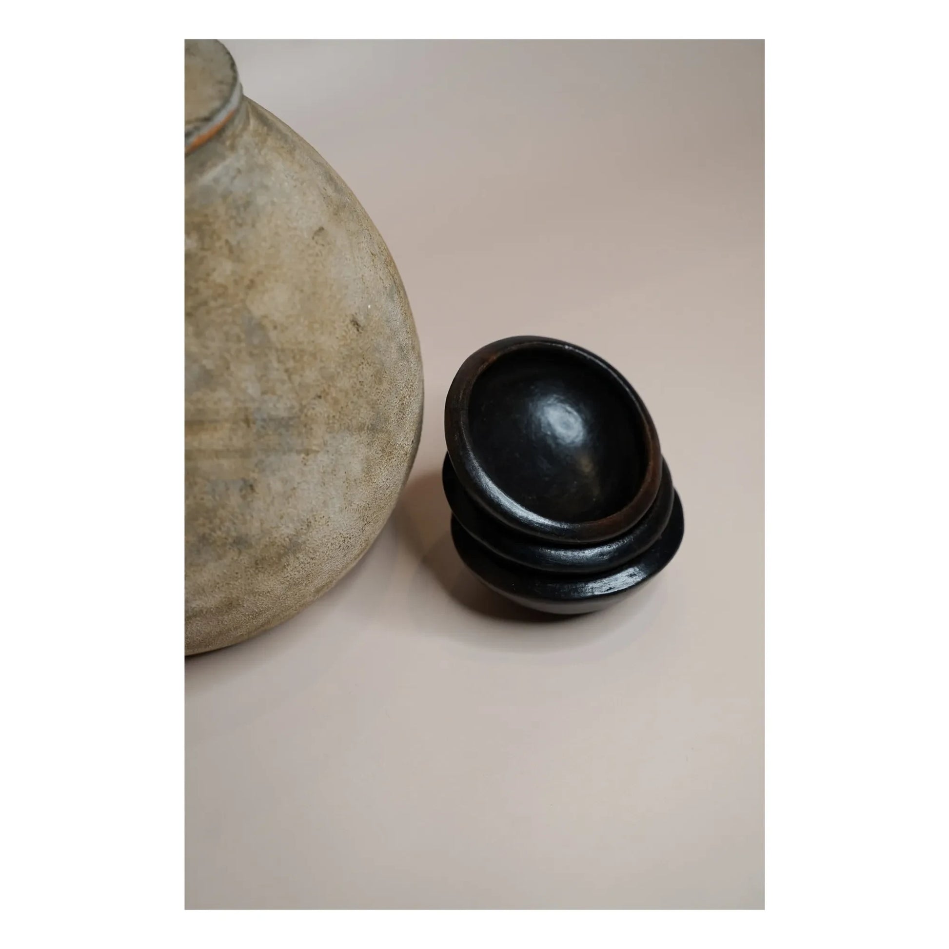 Woodmata - Saucier in terracotta  | Black