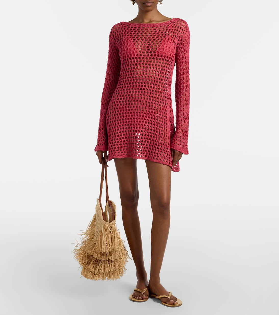 ViX Paula Hermanny - Belle open-knit beach cover-up