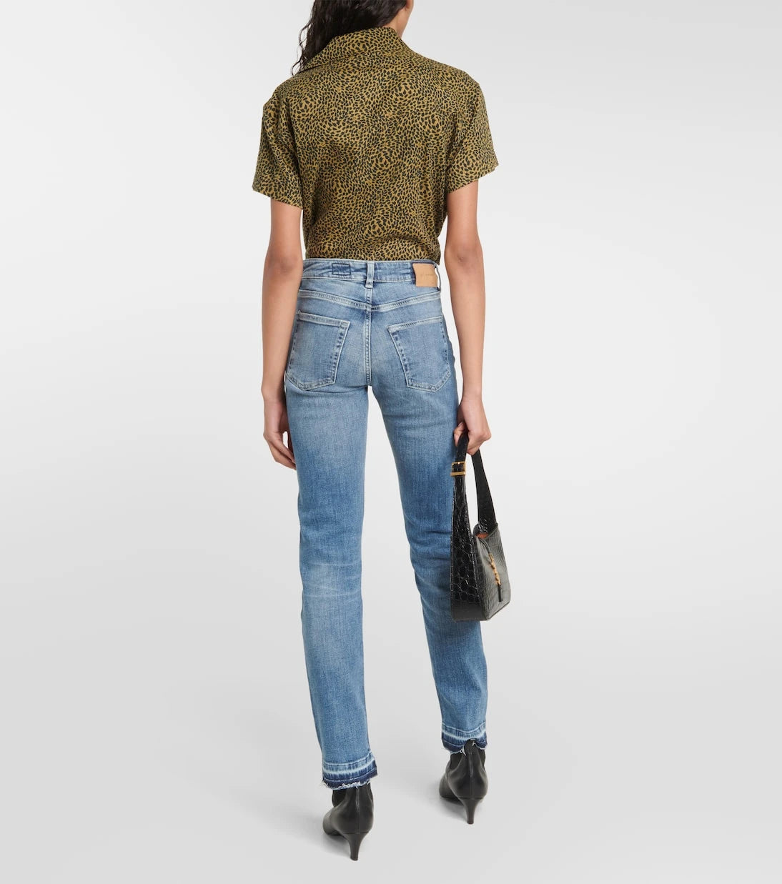 AG Jeans - Girlfriend mid-rise straight jeans
