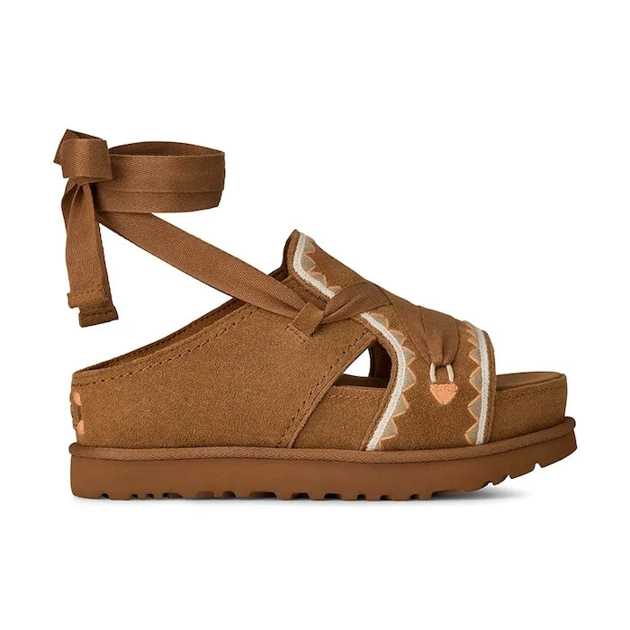 UGG W Goldenstar Hi Artistitch Süet Sandalet