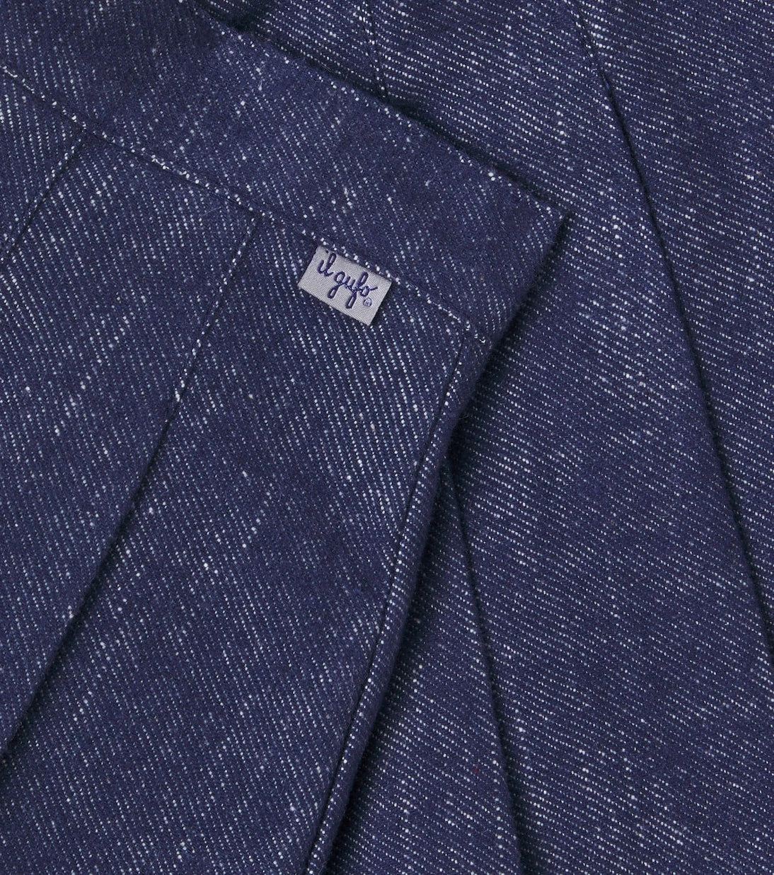 Il Gufo - Pleated denim skirt