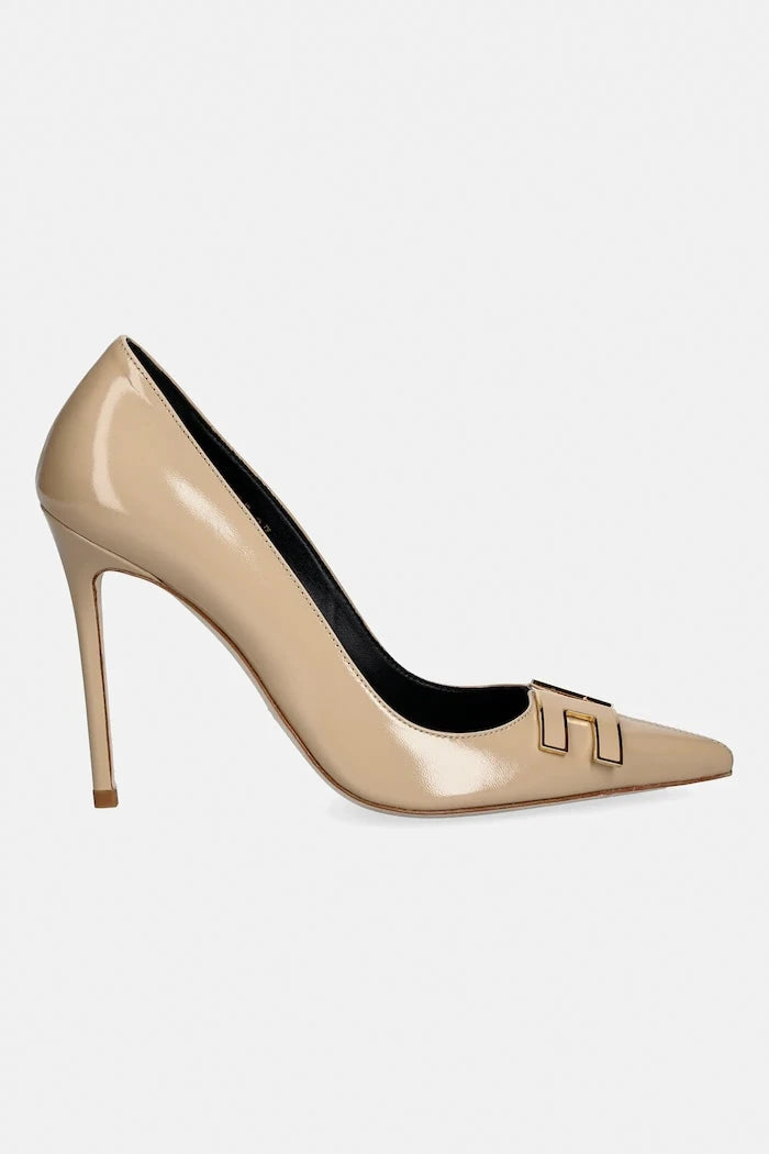 Кожени обувки с тънък ток Elisabetta Franchi