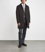 Brown Water-Resistant Overcoat