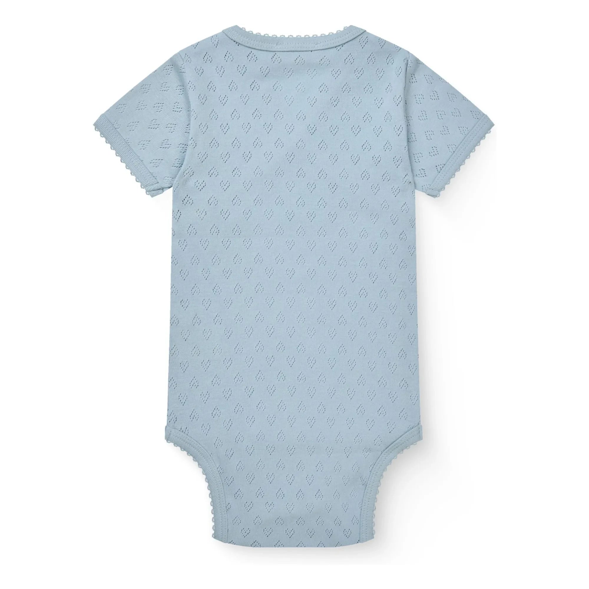 Copenhagen Colors - Body Cache-Cœur Pointelle Organic Cotton | Light Blue