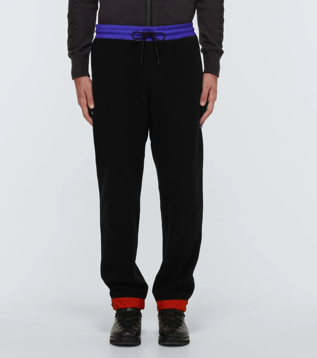 Moncler Grenoble - Fleece wool-blend pants