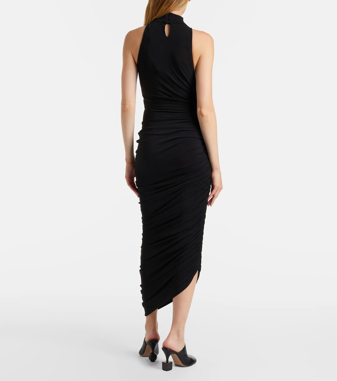 Jacquemus - Piazza gathered jersey midi dress