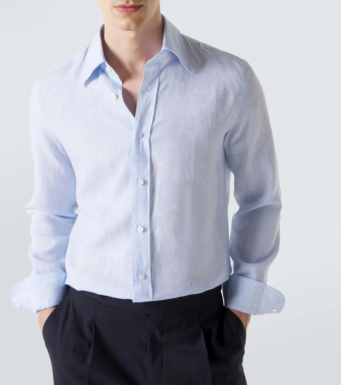 Thom Sweeney - قميص كتان