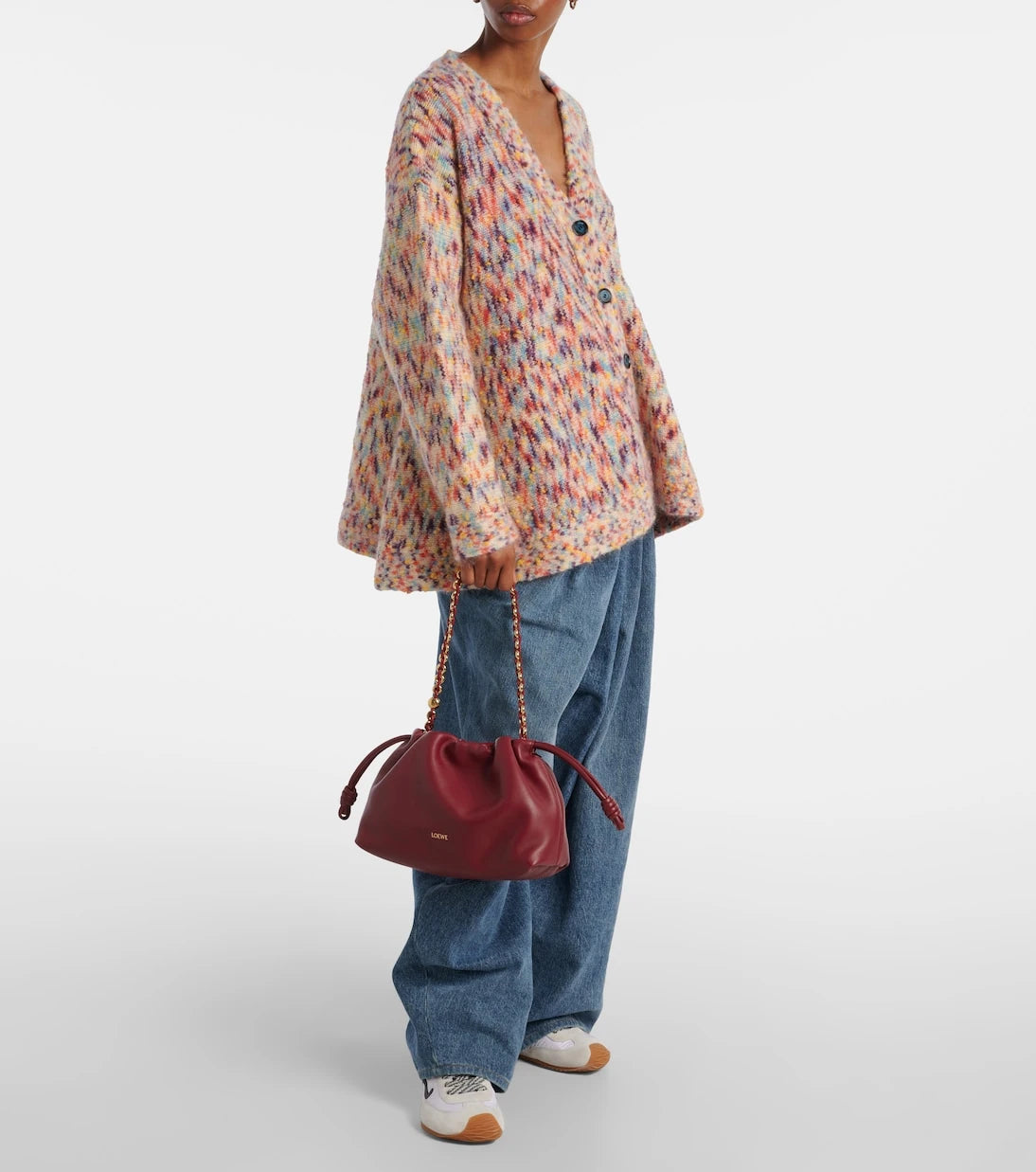 Loewe - Flamenco Medium leather clutch