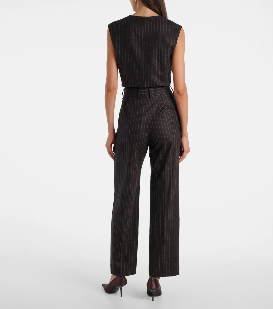 Blazé Milano - Fox wool and cashmere straight pants
