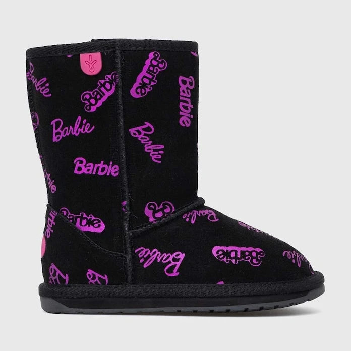 Çocuk süet botlar Emu Australia Barbie? Wallaby Print Lo