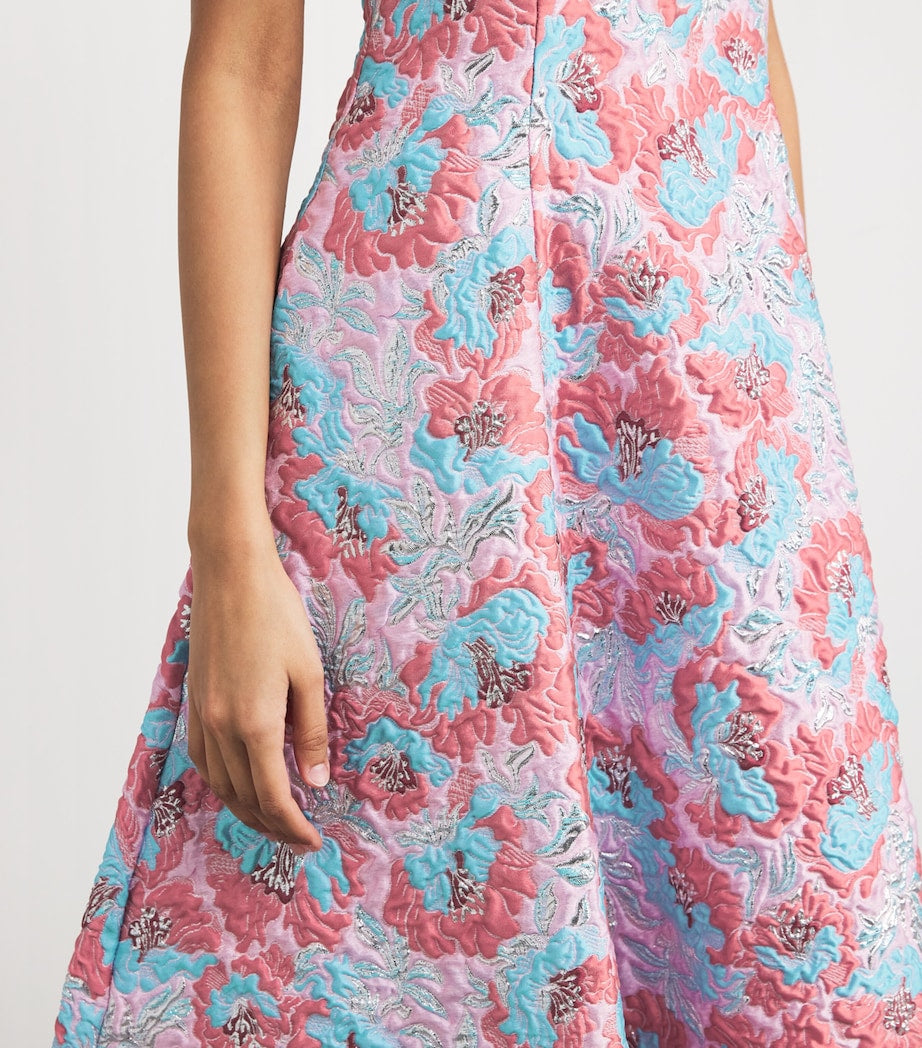 Jacquard Ceramica Beaux Midi Dress