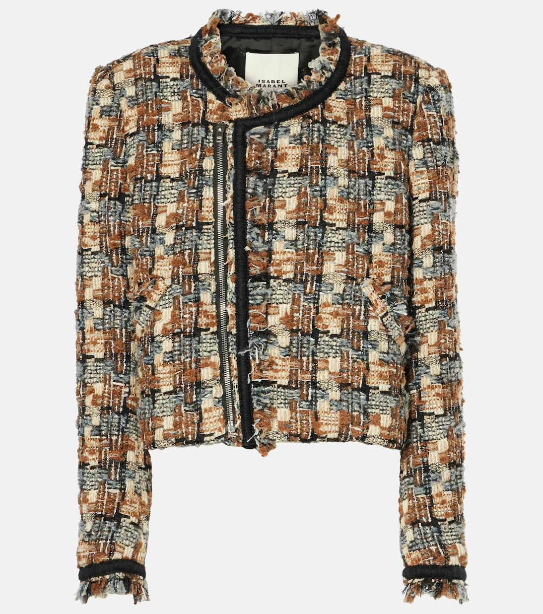 Isabel Marant - Kerry cropped wool-blend jacket