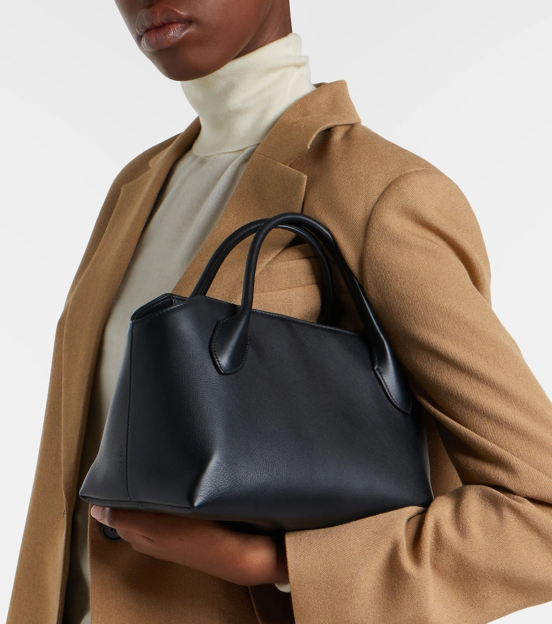 The Row - Terrasse Medium leather top-handle bag