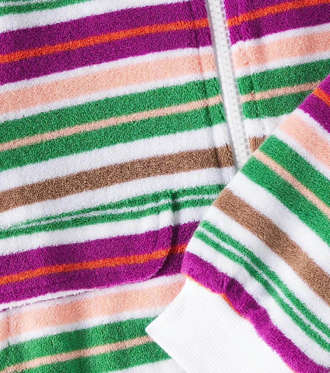 Molo - Malika striped cotton-blend jacket