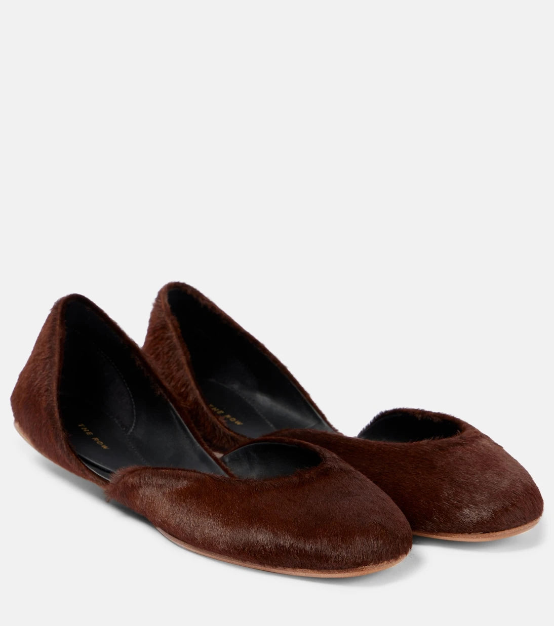 The Row - Gemma calf hair ballet flats