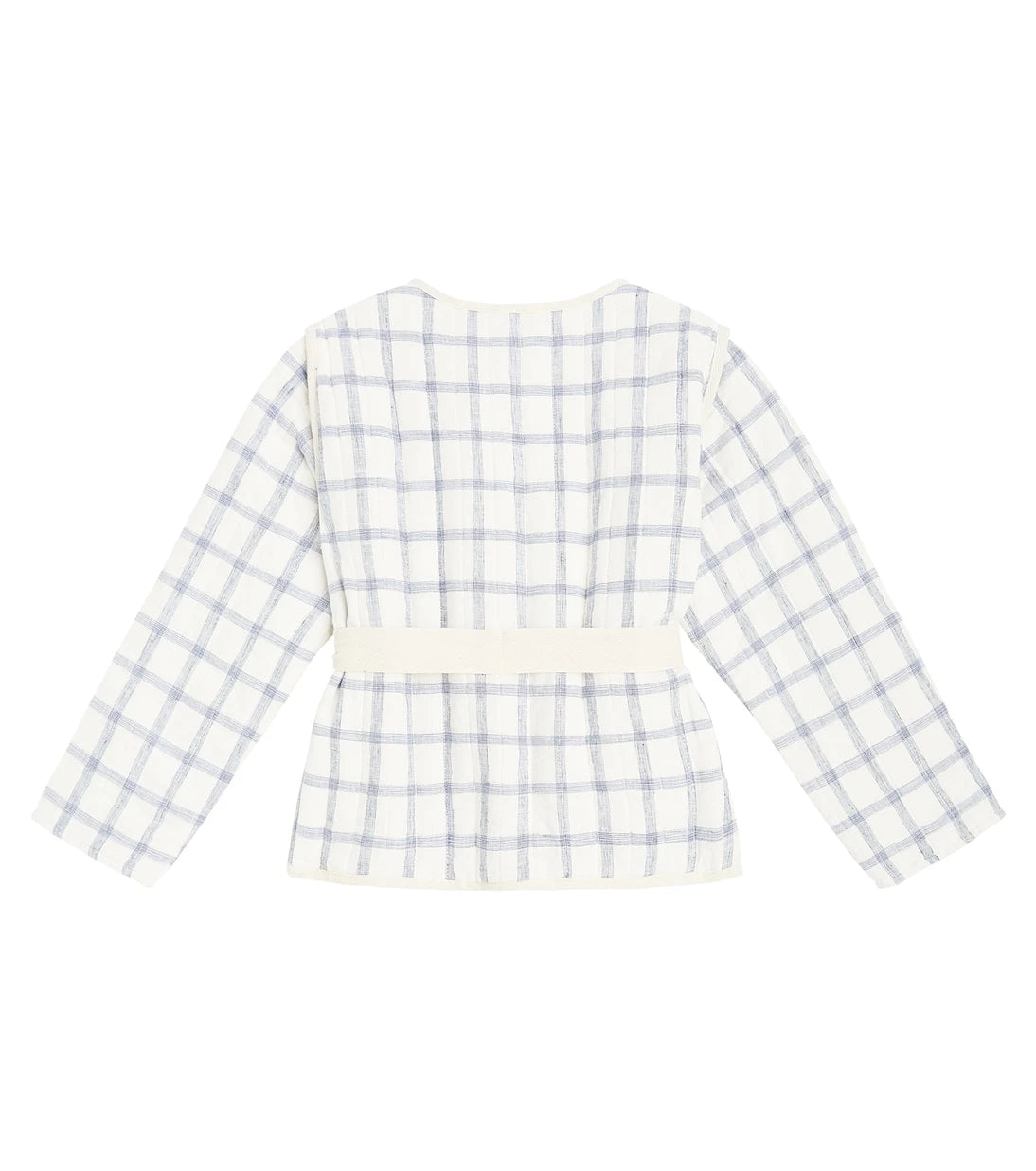 Louise Misha - Teliani embroidered checked jacket