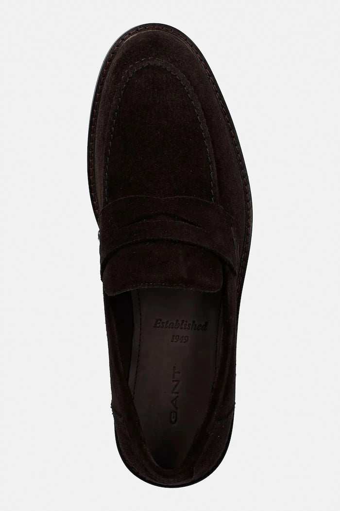 Велурени мокасини Gant Lozham