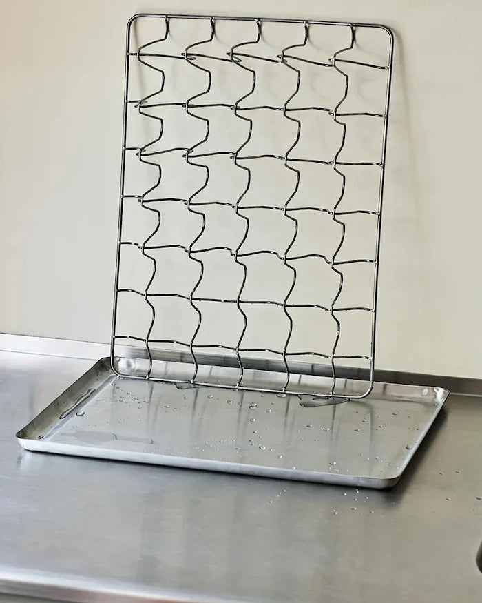 HAY paslanmaz çelik bulaşık kurutmalığı 10,5 x 29,5 x 40 cm