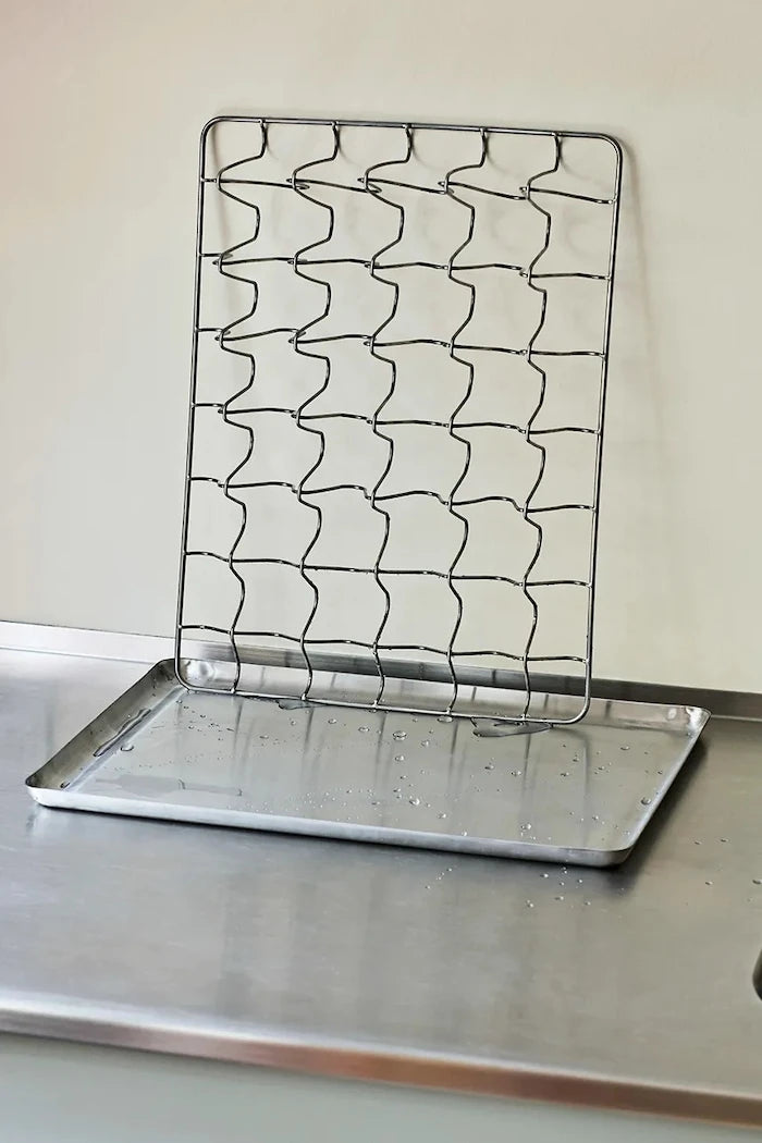 HAY paslanmaz çelik bulaşık kurutmalığı 10,5 x 29,5 x 40 cm