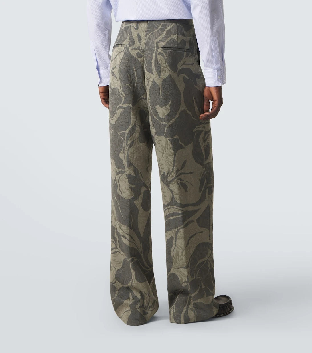 Dries Van Noten - Printed straight pants
