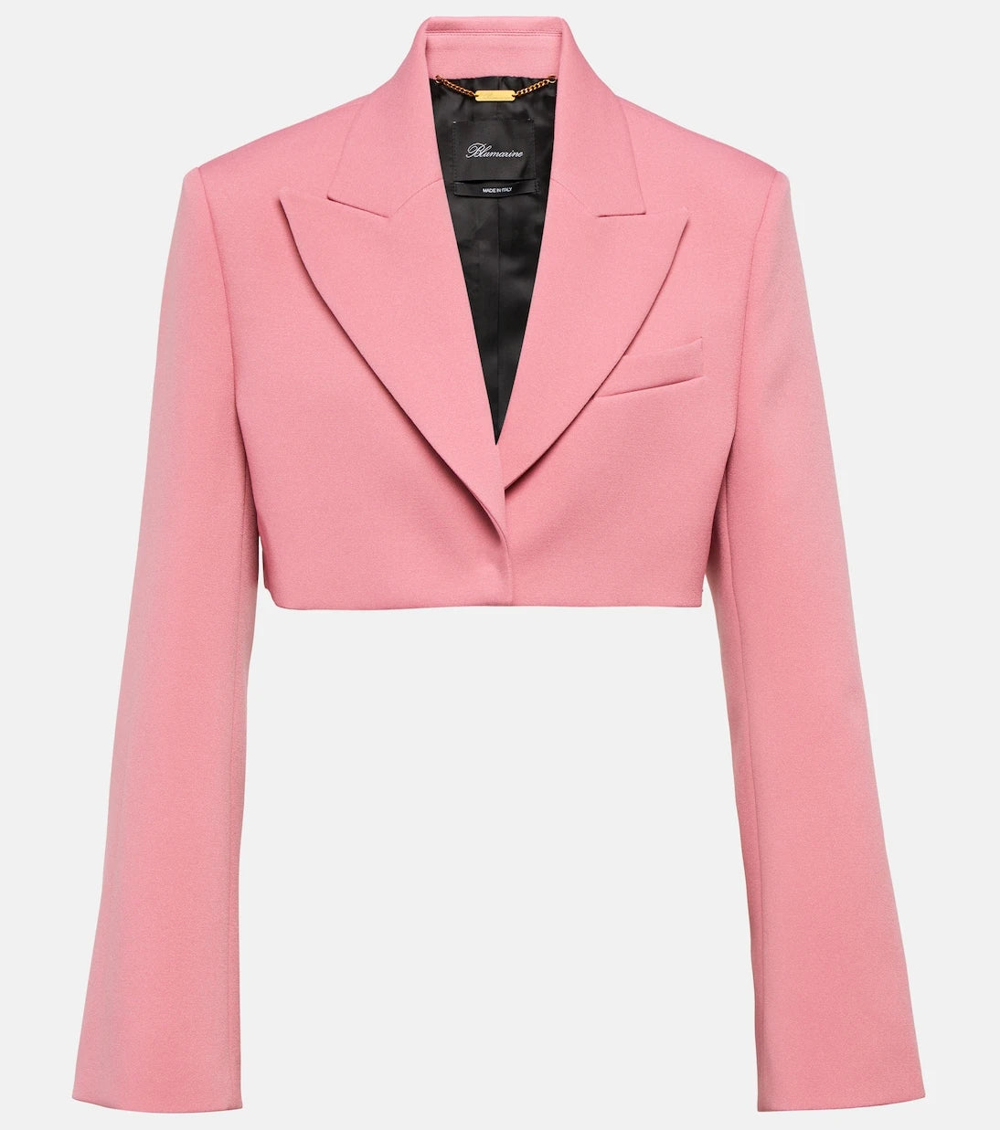 Blumarine - Cropped crêpe blazer