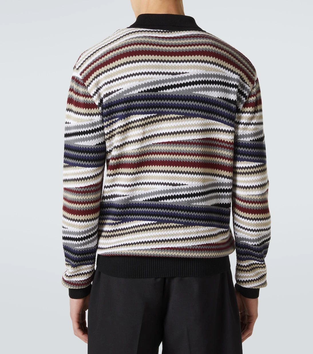 Missoni - Zigzag cotton polo sweater