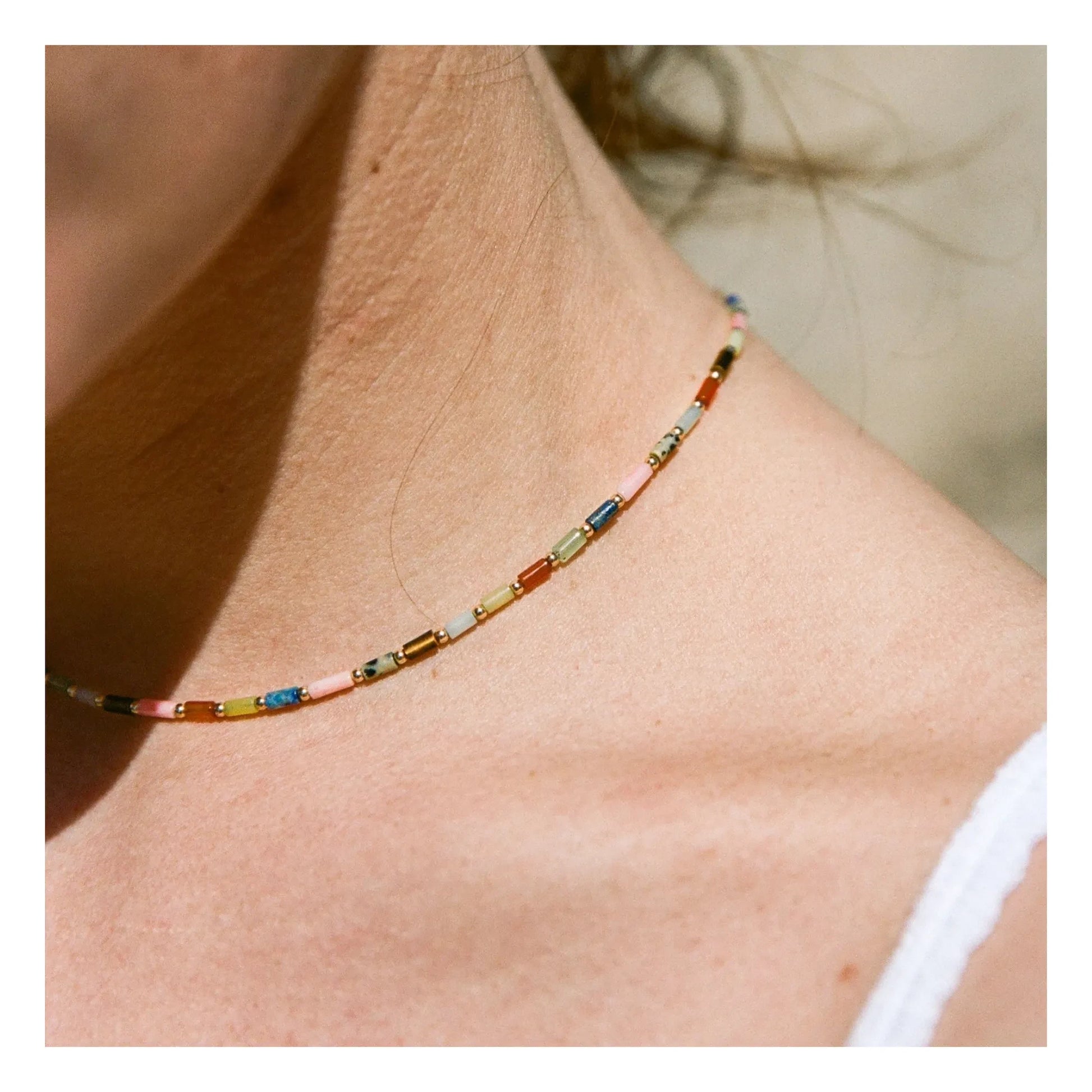 Camille Colette Studio - Baia necklace | Red
