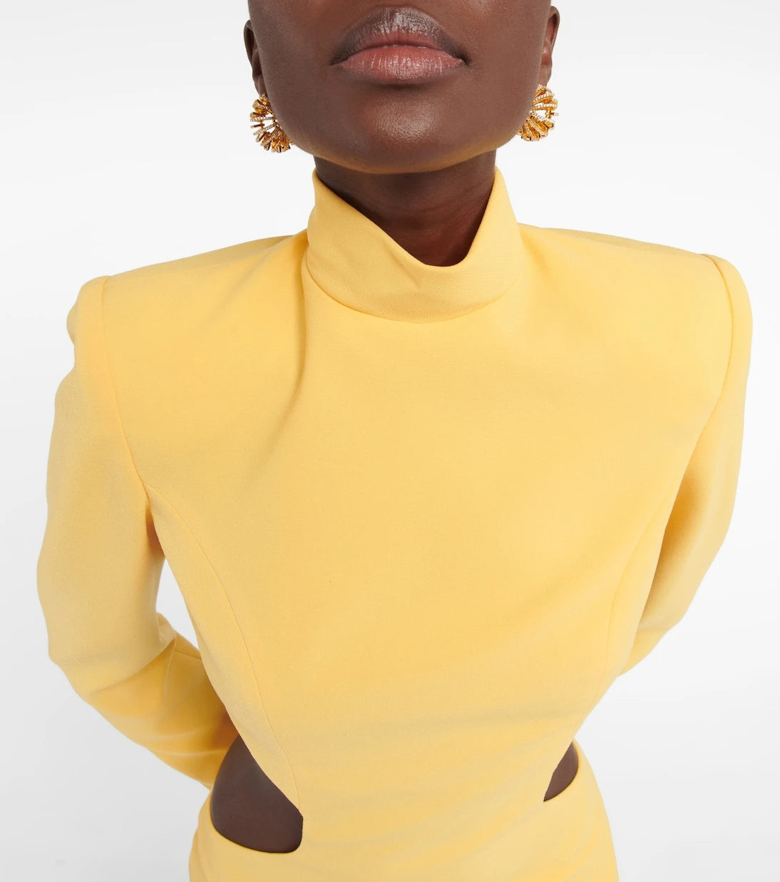 Mônot - Cutout crêpe minidress