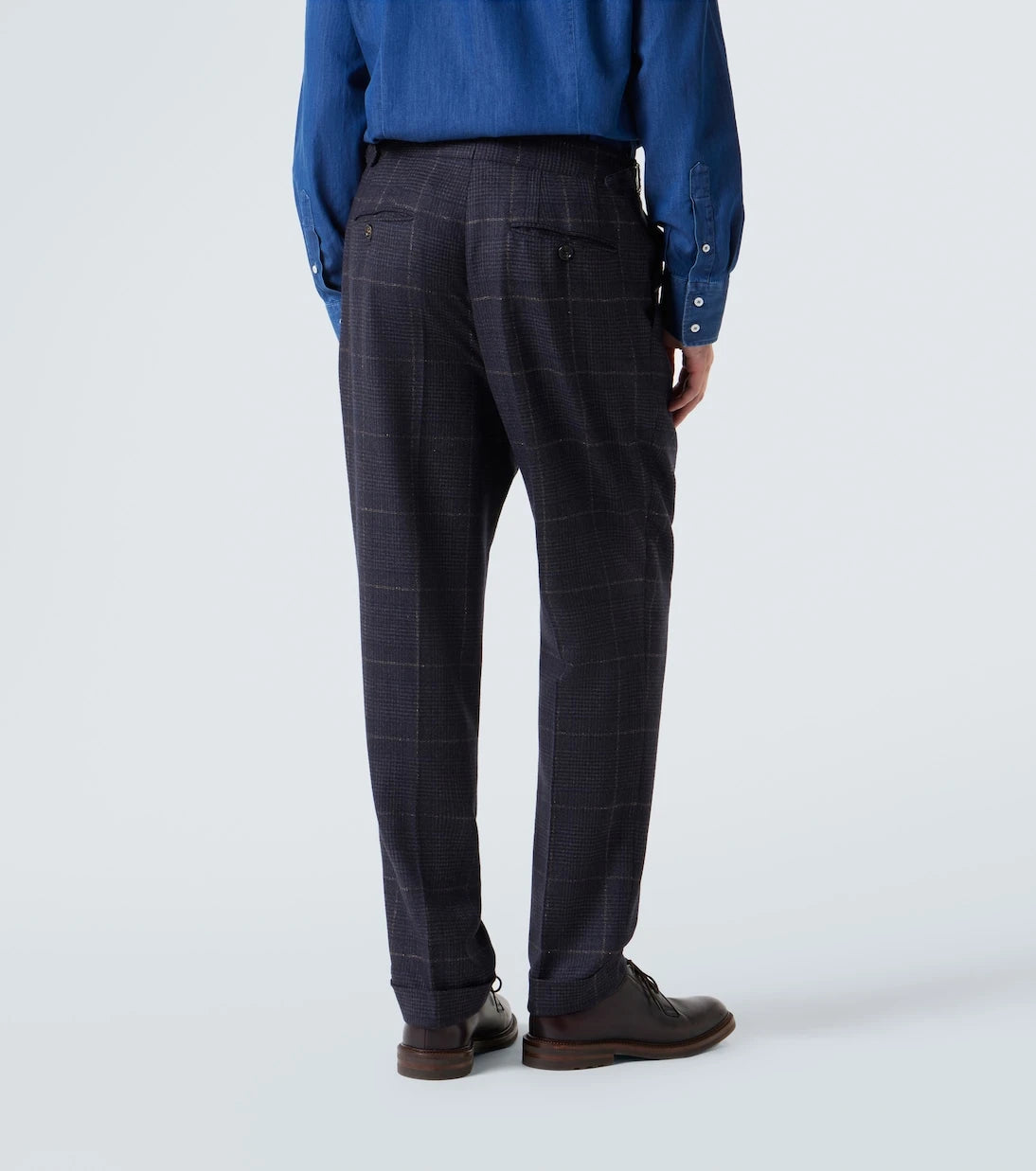 Brunello Cucinelli - Checked cashmere and wool suit