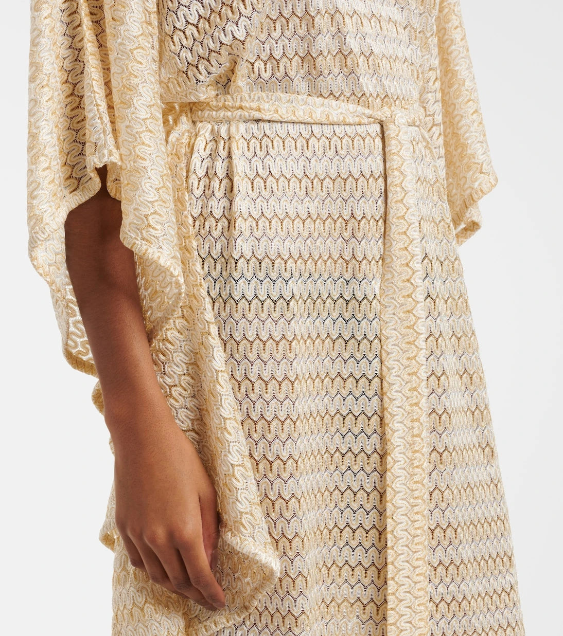 Melissa Odabash - Anna lamé beach cover-up