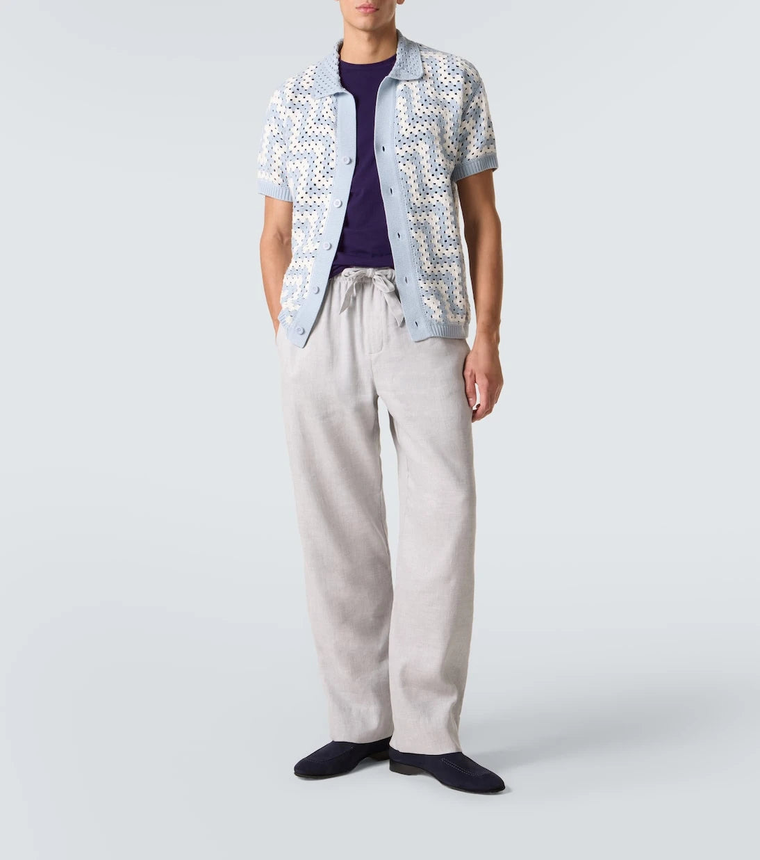 Frescobol Carioca - Luan linen and cotton-blend straight pants