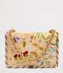 Small Silk Embellished Vain Shoulder Bag