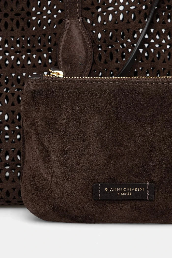 Gianni Chiarini kadın süet çanta MASHUP