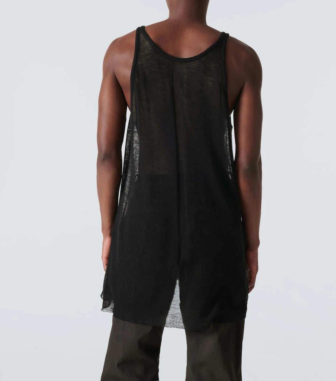 Rick Owens - Maglia virgin wool tank top
