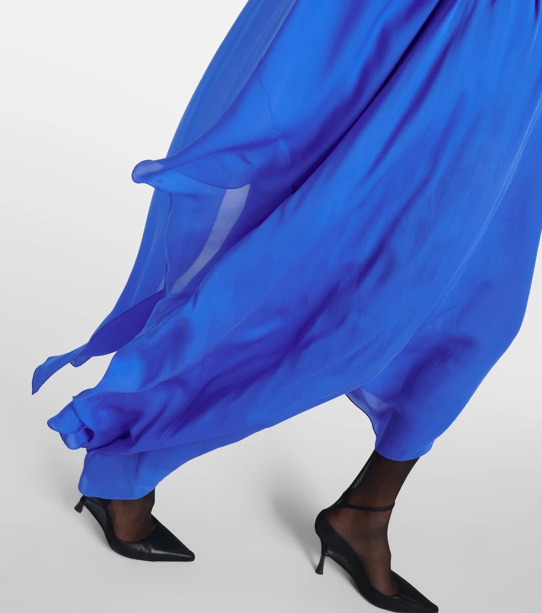 Givenchy - Draped asymmetric silk satin gown