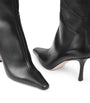 Jimmy Choo Black Agathe 85 Leather Knee-High Boots